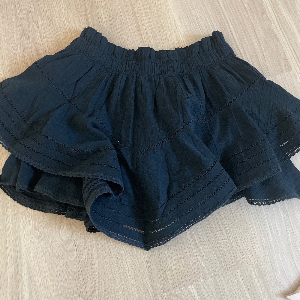 aerie black skirt